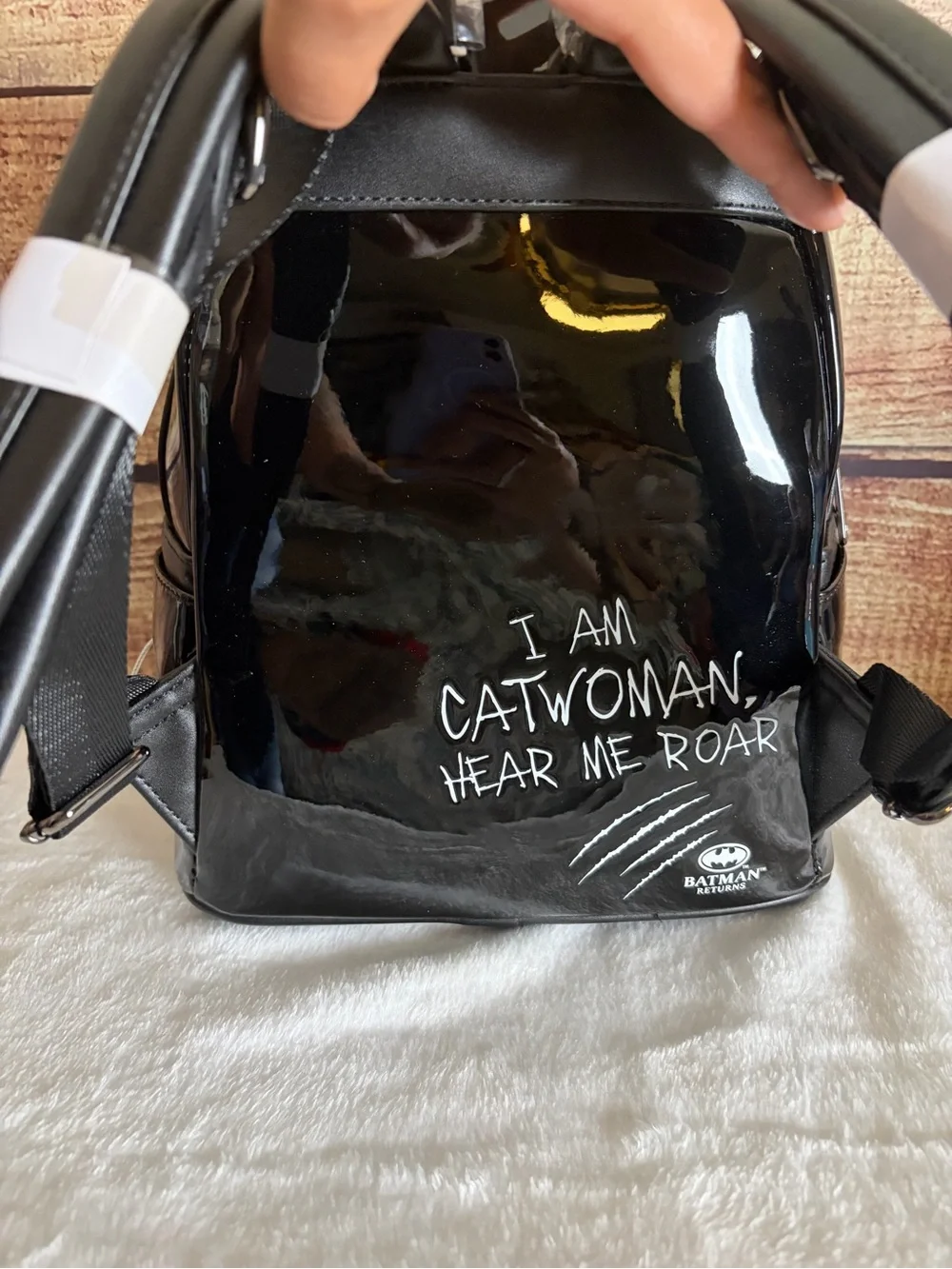 NWT Mega Grail Loungefly DC Batman returns Catwoman backpack and wallet set